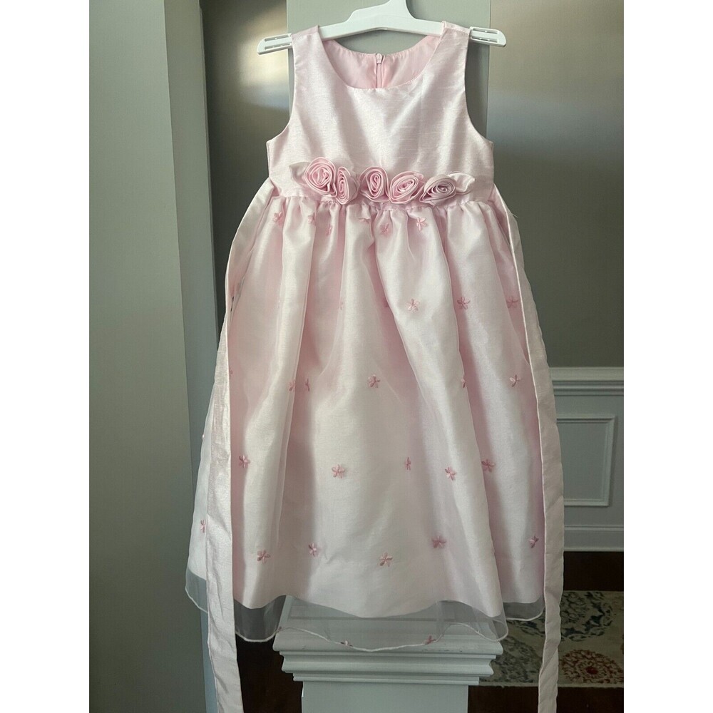 Jayne Copeland Girl's Pink Party Dress Size 4